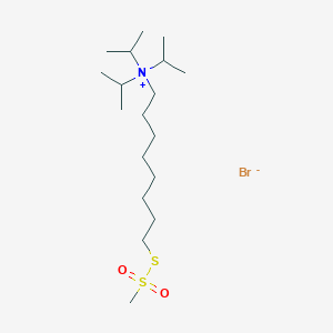 molecular formula C18H40BrNO2S2 B15338864 8-(Triisopropylammonium)octyl Methanethiosulfonate Bromide 