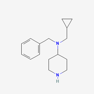 molecular formula C16H24N2 B15338874 N-Benzyl-N-(cyclopropylmethyl)piperidin-4-amine 