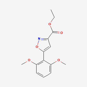 Ethyl 5-(2,6-Dimethoxyphenyl)isoxazole-3-carboxylate