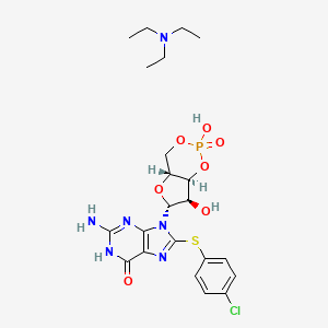 8-(4-Chlorophenylthio)guanosine 3',5'-cyclic Monophosphate triethylammonium salt