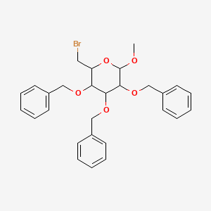 Methyl 2,3,4,-Tri-O-benzyl-6-bromo-6-deoxy-D-galactopyranoside