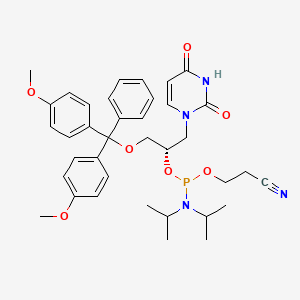 molecular formula C37H45N4O7P B15338915 (S)-GNA-U-phosphoramidite 