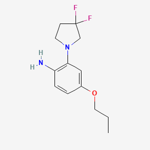 2-(3,3-Difluoropyrrolidin-1-yl)-4-propoxyaniline