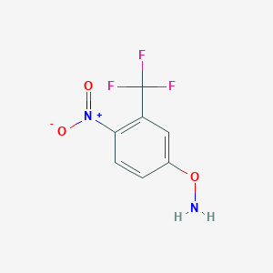 O-(4-Nitro-3-(trifluoromethyl)phenyl)hydroxylamine