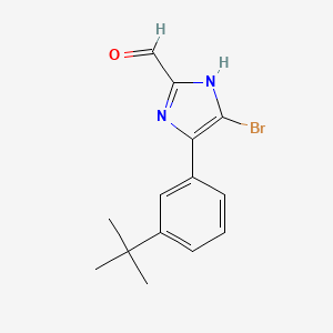 5-Bromo-4-[3-(tert-butyl)phenyl]imidazole-2-carbaldehyde