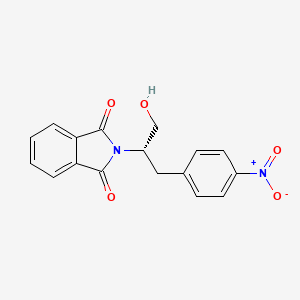 2-((S)-1-hydroxy-3-(4-nitrophenyl)propan-2-yl)isoindoline-1,3-dione