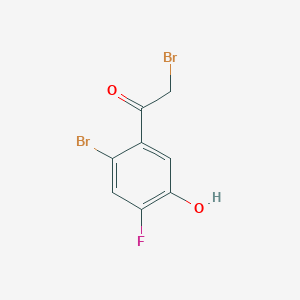 2'-Bromo-4'-fluoro-5'-hydroxyphenacyl bromide