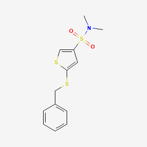 5-(Benzylthio)-N,N-dimethylthiophene-3-sulfonamide