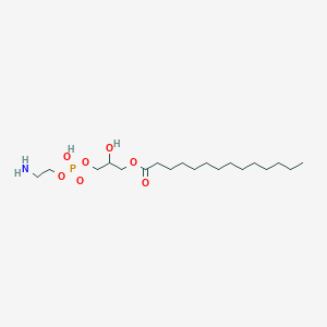 molecular formula C19H40NO7P B15339146 1-Myristoyl-sn-glycero-3-phosphoethanolamine 