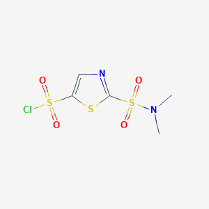 2-(N,N-Dimethylsulfamoyl)thiazole-5-sulfonyl Chloride