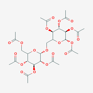 Acetyl 6-O-(2,3,4,6-Tetra-O-acetyl-alpha-D-mannopyranosyl)-2,3,4-tri-O-acetyl-D-mannopyrannose