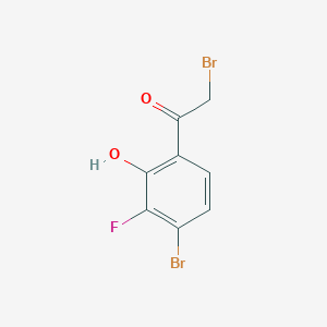 4'-Bromo-3'-fluoro-2'-hydroxyphenacyl bromide