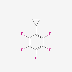 1-Cyclopropyl-2,3,4,5,6-pentafluorobenzene