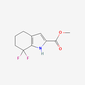 Methyl 7,7-difluoro-4,5,6,7-tetrahydro-1H-indole-2-carboxylate