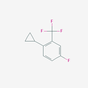 1-Cyclopropyl-4-fluoro-2-(trifluoromethyl)benzene