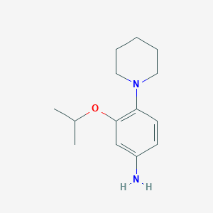 3-Isopropoxy-4-(piperidin-1-yl)aniline