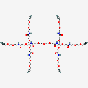 PEG3-bis(Amino-Tri-(Propargyl-PEG2-ethoxymethyl)-methane)