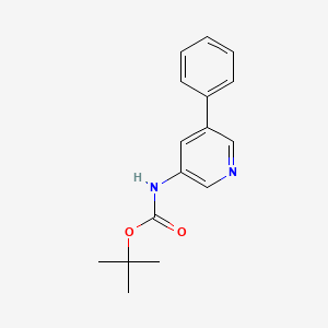 molecular formula C16H18N2O2 B15339431 N-Boc-5-phenylpyridin-3-amine 