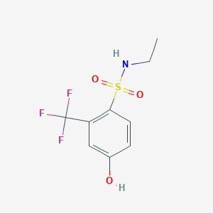 N-Ethyl-4-hydroxy-2-trifluoromethyl-benzenesulfonamide