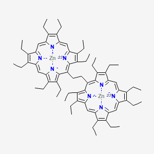 molecular formula C74H90N8Zn2 B15339443 Bis(Zinc Porphyrin) (c) 