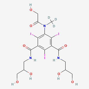 molecular formula C17H22I3N3O8 B15339445 Iomeprol-d3 