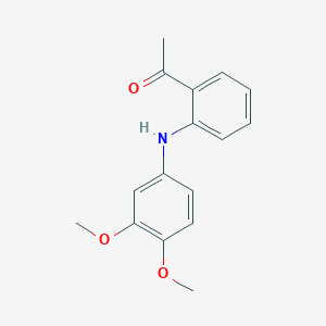 1-(2-(3,4-Dimethoxyphenylamino)phenyl)ethanone