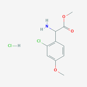 Methyl 2-Amino-2-(2-chloro-4-methoxyphenyl)acetate Hydrochloride