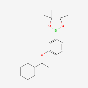 2-(3-(1-Cyclohexylethoxy)phenyl)-4,4,5,5-tetramethyl-1,3,2-dioxaborolane