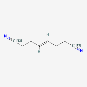 molecular formula C8H10N2 B15339587 (4E)-Octenedinitrile-1,8-13C2 