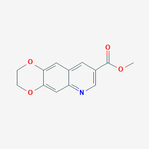 Methyl 2,3-Dihydro-[1,4]dioxino[2,3-g]quinoline-8-carboxylate