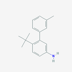 6-tert-Butyl-3'-methylbiphenyl-3-ylamine