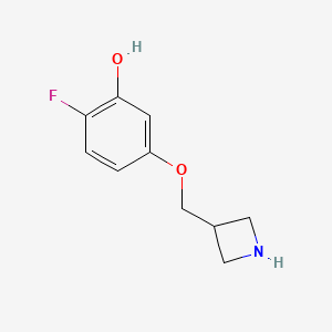 5-(Azetidin-3-ylmethoxy)-2-fluorophenol