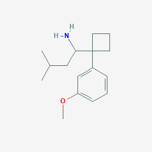 1-[1-(3-Methoxyphenyl)cyclobutyl]-3-methyl-1-butylamine