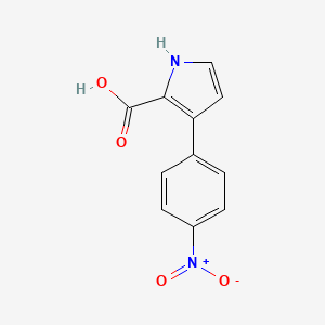 3-(4-nitrophenyl)-1H-pyrrole-2-carboxylic acid