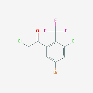 5'-Bromo-3'-chloro-2'-(trifluoromethyl)phenacyl chloride