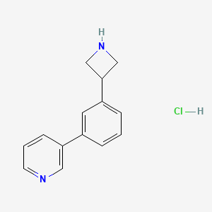 3-[3-(3-Azetidinyl)phenyl]pyridine Hydrochloride