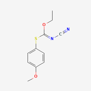 O-Ethyl S-(4-methoxyphenyl) N-cyanocarbonimidothioate