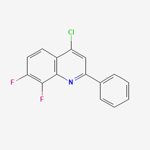 4-Chloro-7,8-difluoro-2-phenylquinoline