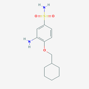 3-Amino-4-(cyclohexylmethoxy)benzenesulfonamide