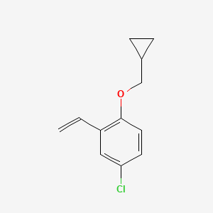 4-Chloro-1-(cyclopropylmethoxy)-2-vinylbenzene