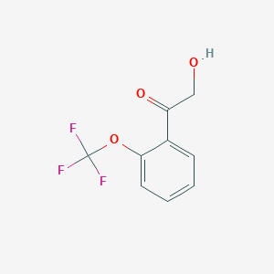 molecular formula C9H7F3O3 B15339858 2-Hydroxy-2'-(trifluoromethoxy)acetophenone 