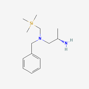 molecular formula C14H26N2Si B15339861 [(2S)-2-aminopropyl](benzyl)[(trimethylsilyl)methyl]amine 