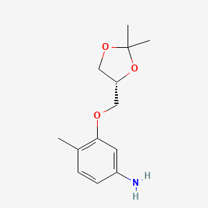 (R)-3-((2,2-dimethyl-1,3-dioxolan-4-yl)methoxy)-4-methylaniline