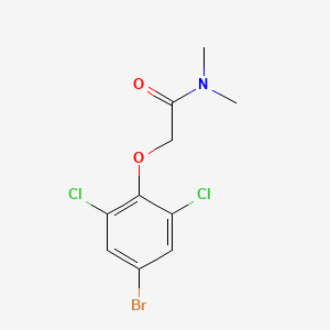 molecular formula C10H10BrCl2NO2 B15339886 2-(4-Bromo-2,6-dichlorophenoxy)-N,N-dimethylacetamide 