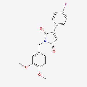 1-(3,4-Dimethoxybenzyl)-3-(4-fluorophenyl)-pyrrole-2,5-dione