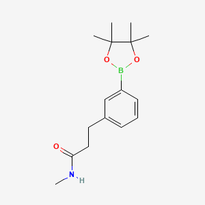 N-Methyl-3-(3-(4,4,5,5-tetramethyl-1,3,2-dioxaborolan-2-yl)phenyl)propanamide