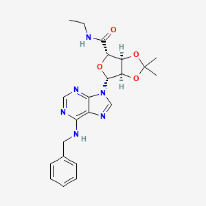 2',3'-Isopropylidene-N6-benzyl-5'-ethylcarboxamidoadenosine