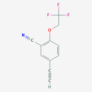 5-Ethynyl-2-(2,2,2-trifluoro-ethoxy)-benzonitrile