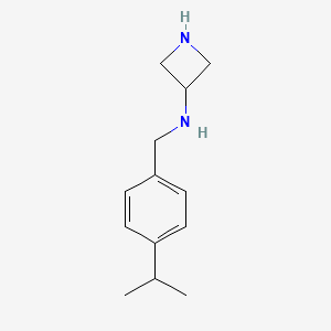 N-{[4-(propan-2-yl)phenyl]methyl}azetidin-3-amine