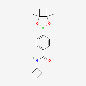 N-Cyclobutyl-4-(4,4,5,5-tetramethyl-1,3,2-dioxaborolan-2-yl)benzamide